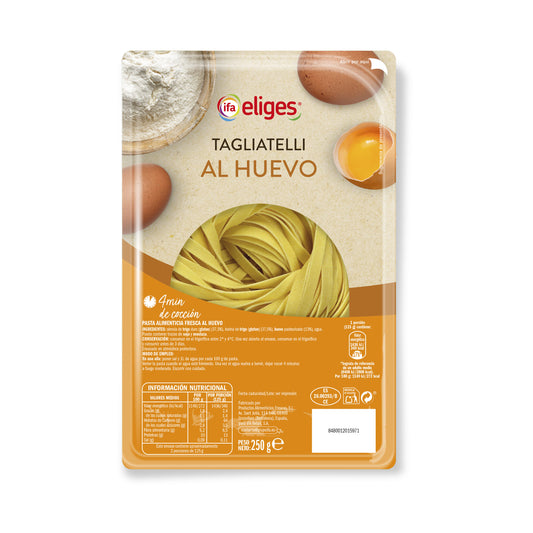 Pasta fresca tagliatelli al huevo Ifa eliges 250g La Despensa