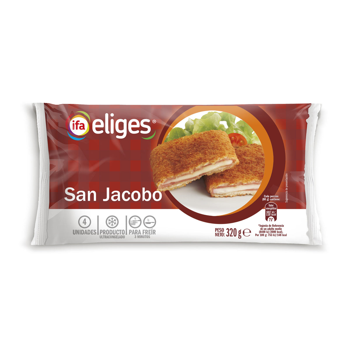 San jacobo jamón y queso Ifa eliges 320g