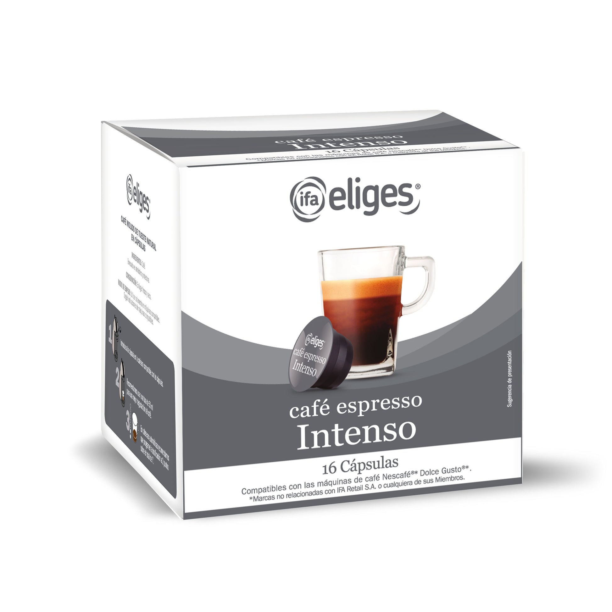 Café cápsula intenso Ifa eliges p16