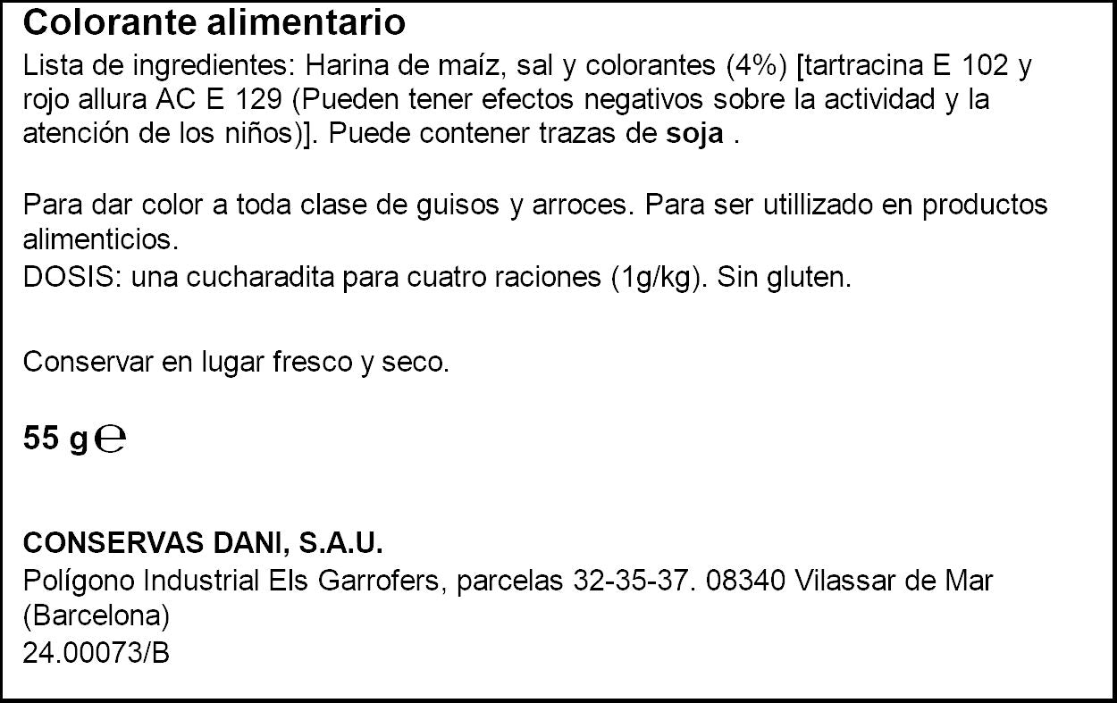 Colorante alimentario  Ifa eliges 55g