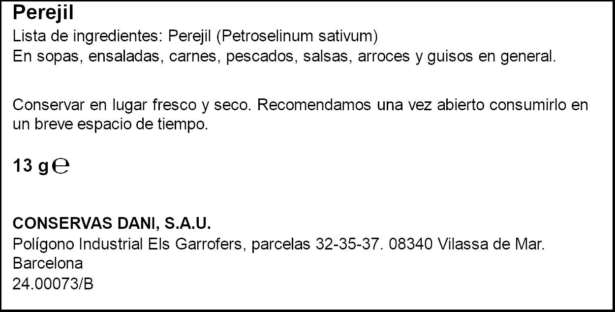 Perejil  Ifa eliges 13g