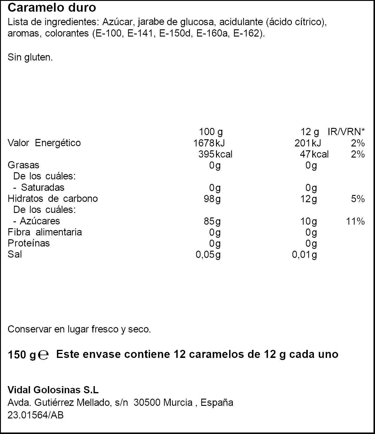 Caramelo con palo  Ifa eliges p12 150g