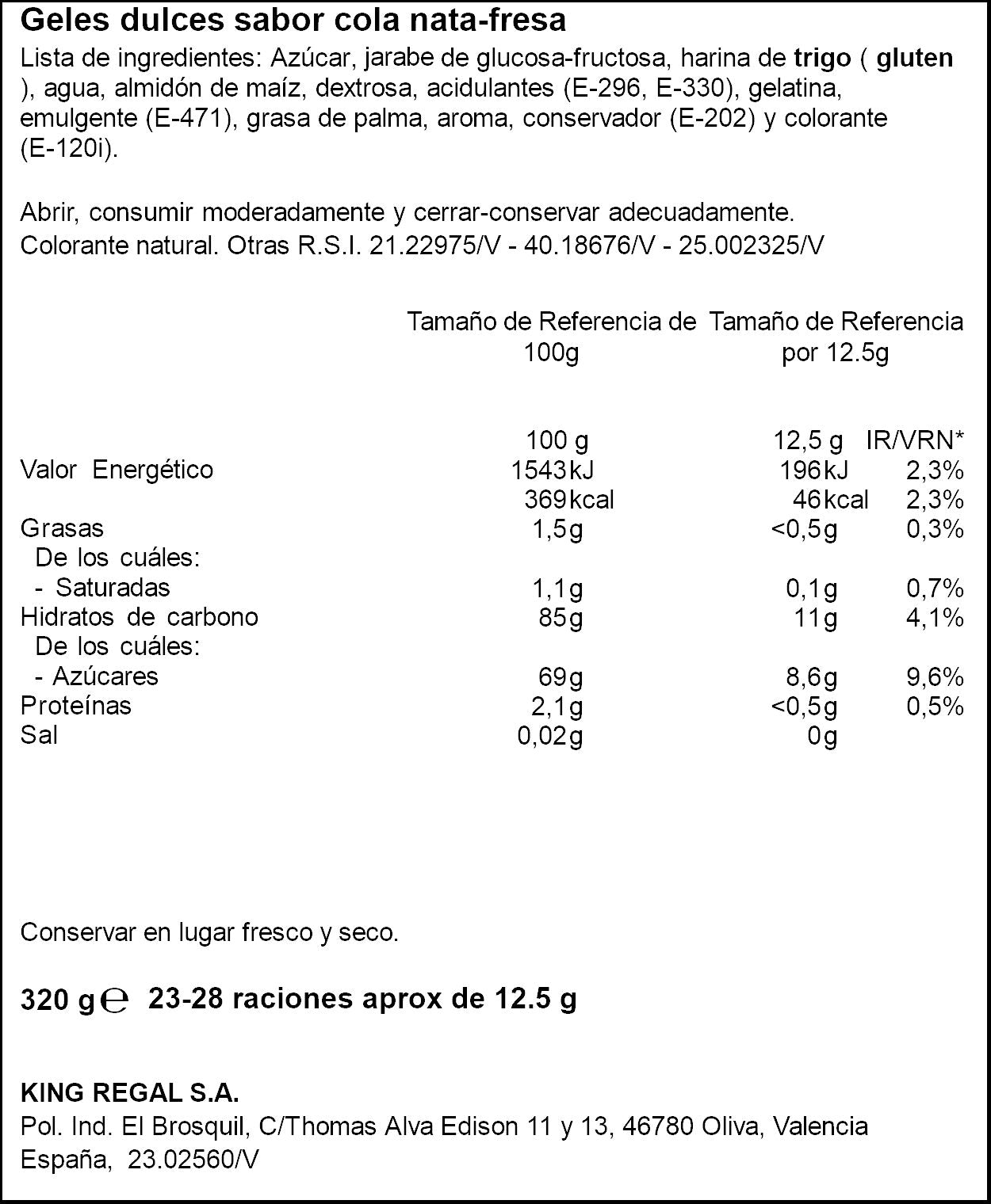 Regaliz Ifa eliges 320g regaliz relleno