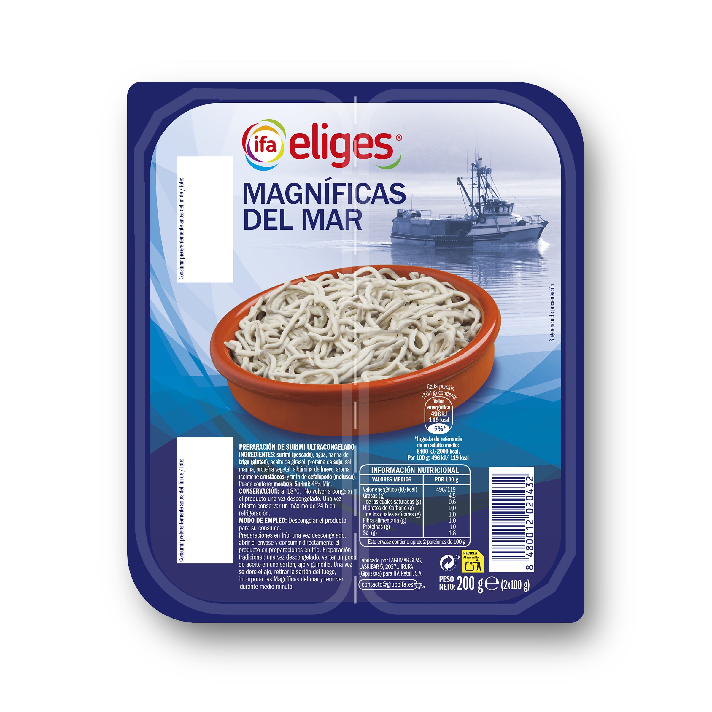 Magnificas del mar Ifa eliges p2 100g/ud