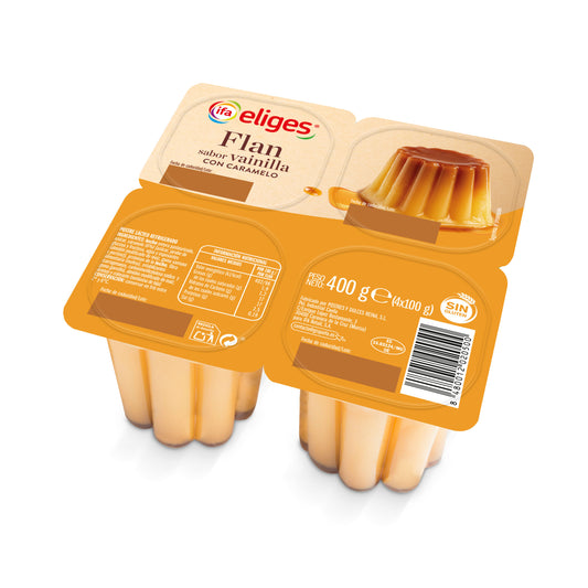 Flan vainilla  Ifa eliges p4 100g/u La Despensa