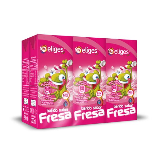 Batido brick fresa Ifa eliges p6 200ml/u La Despensa
