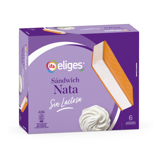 Sandwich nata s/lactosa Ifa eliges p6x100ml La Despensa