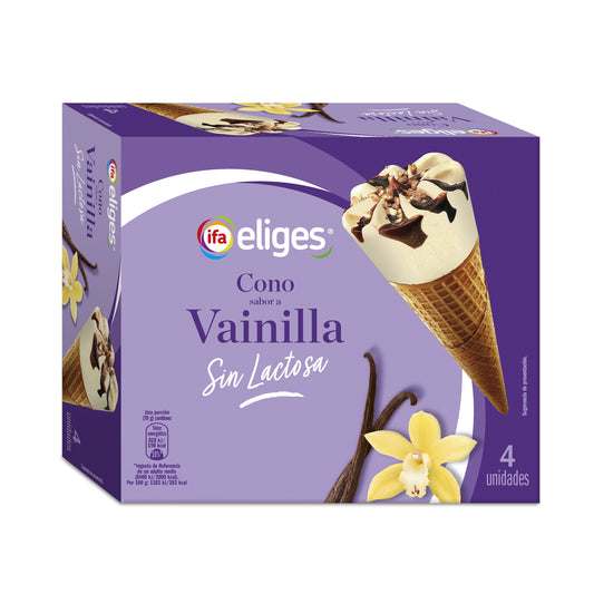 Cono vainilla s/lactosa Ifa eliges p4x120ml La Despensa