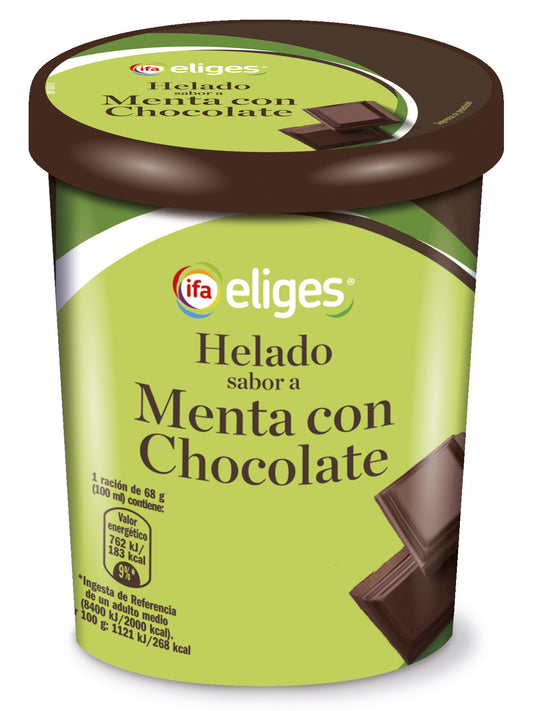 Helado tarrina menta c/chocolate Ifa eliges 500ml La Despensa