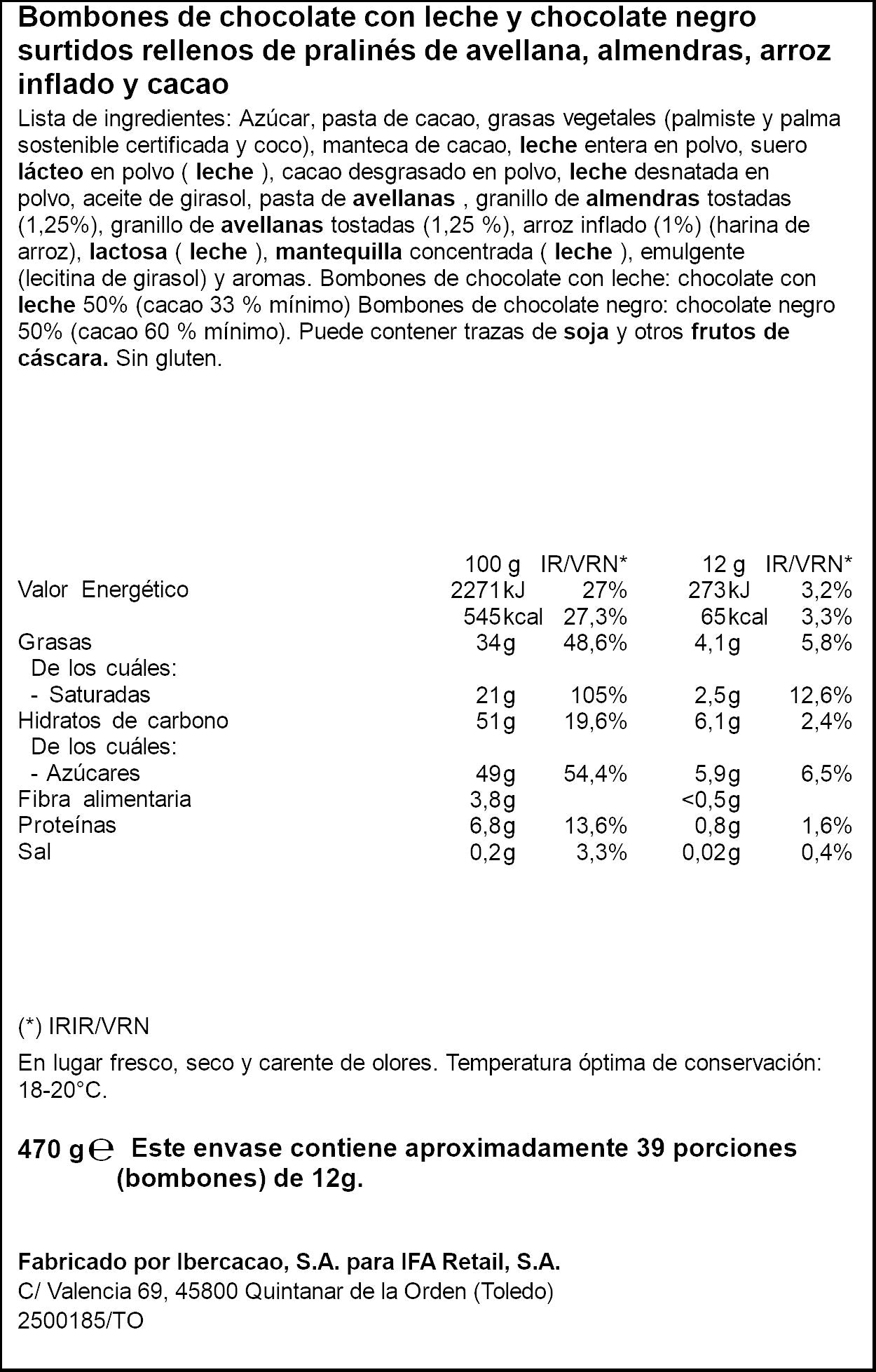 Bombón surtido Ifa eliges 470g