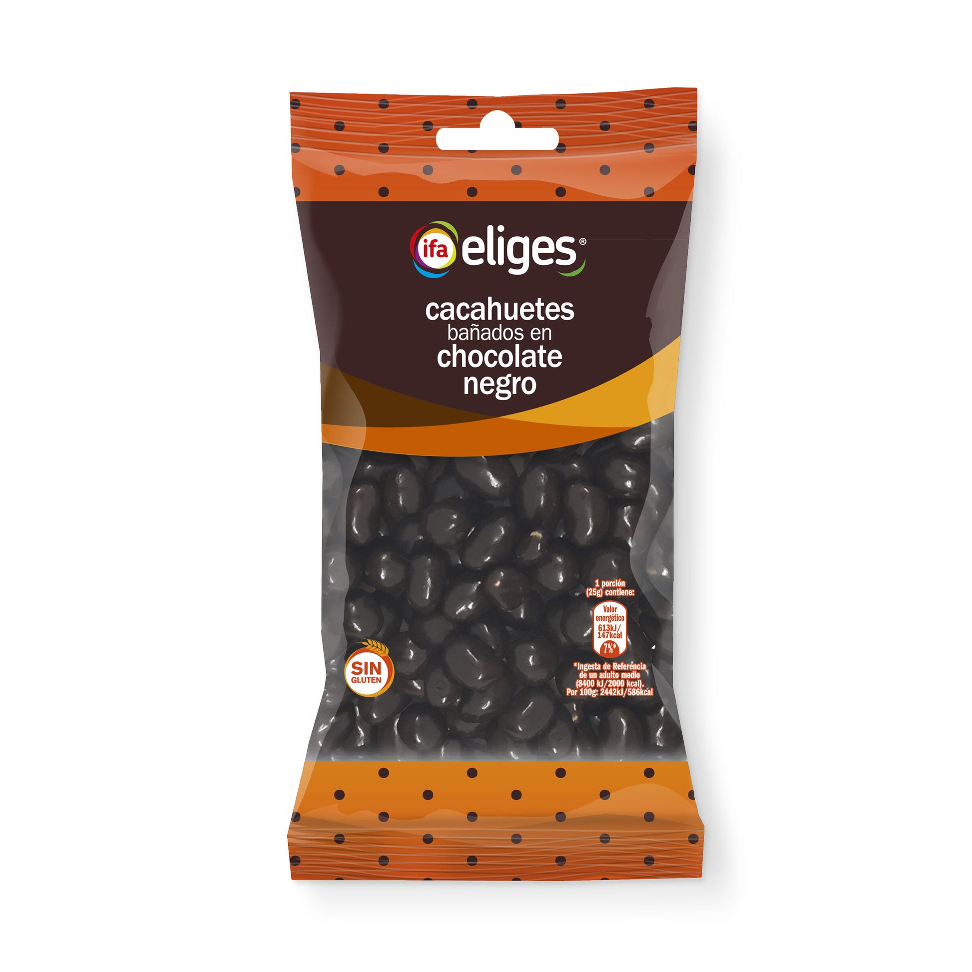 Cacahuete bañado en chocolate negro Ifa eliges 250g