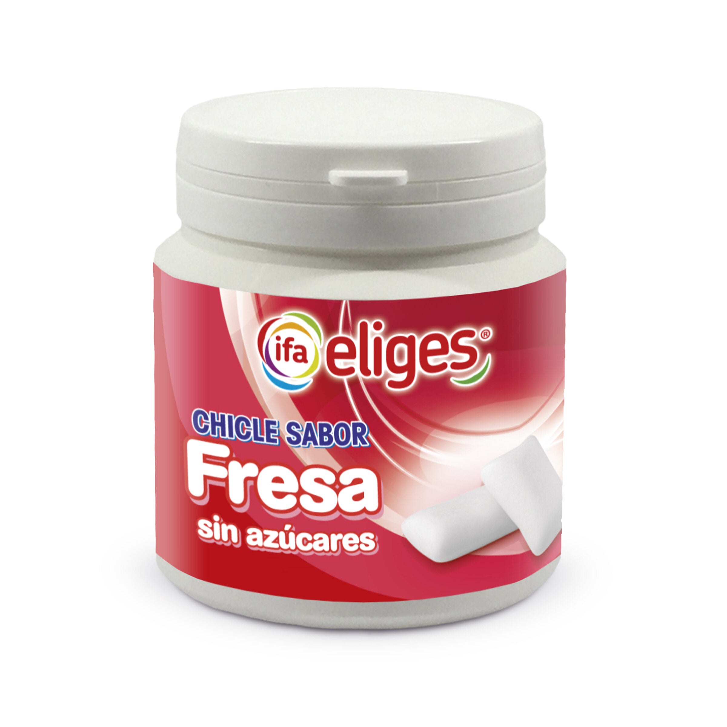Chicle fresa sin azucares Ifa eliges p80 100g