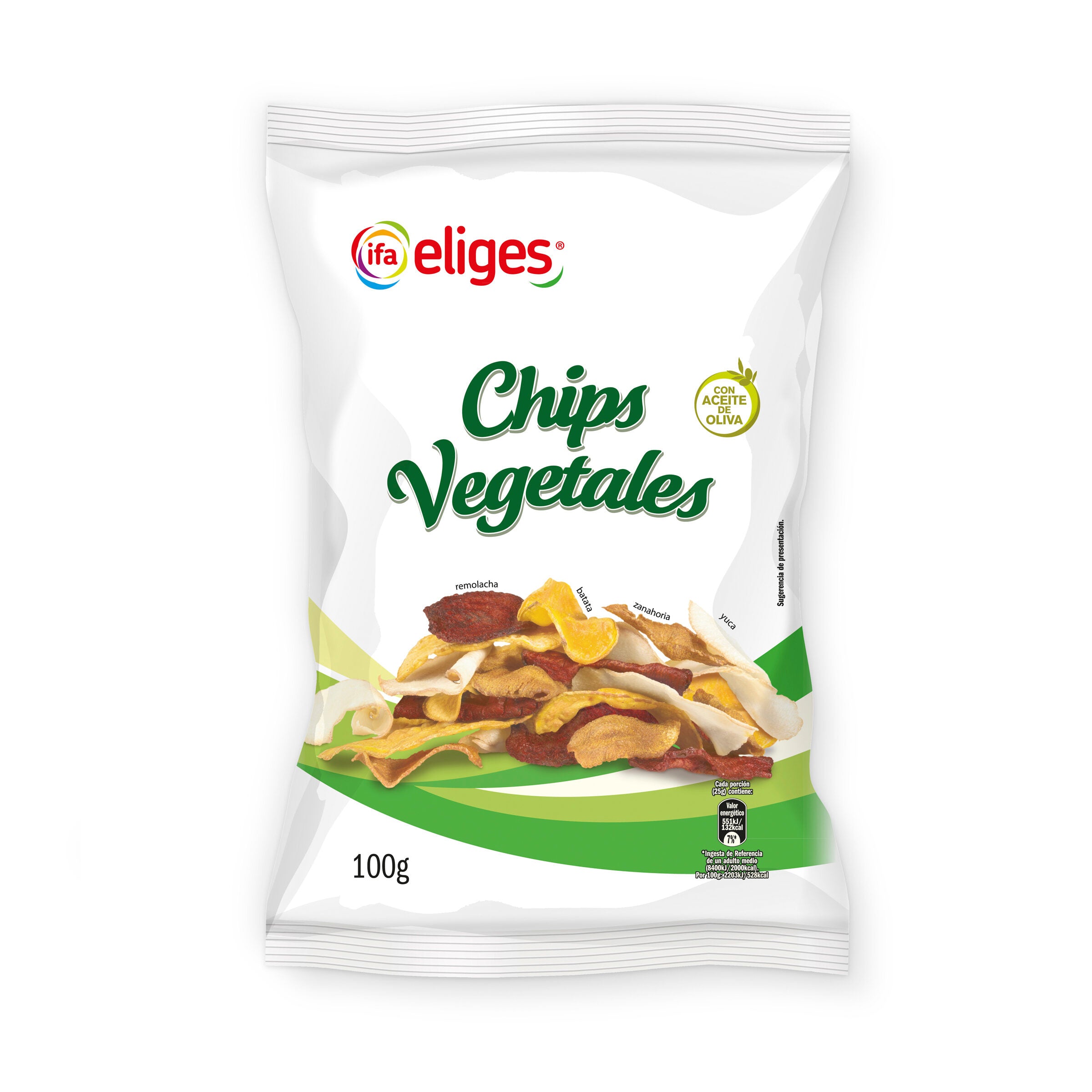 Mix chips vegetales Ifa eliges 100g