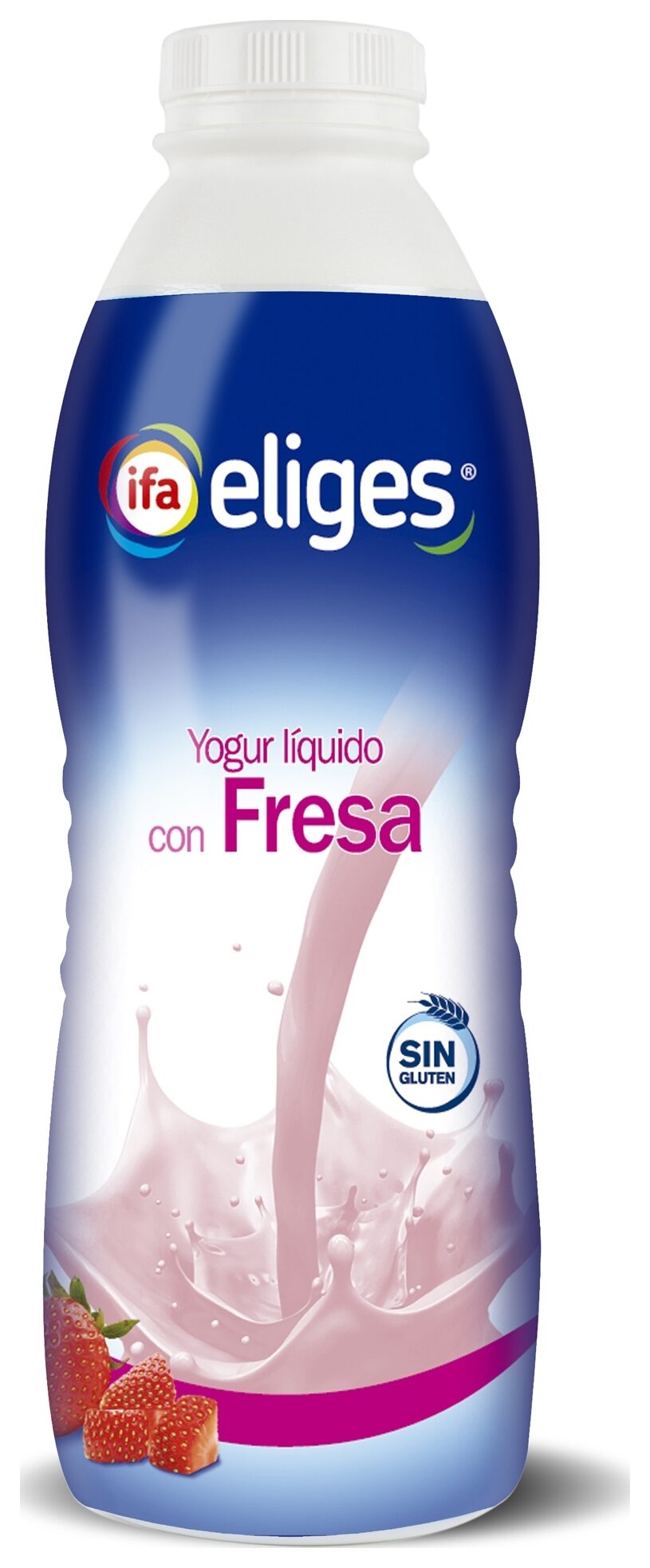 Yogur liquido fresa Ifa eliges 1l