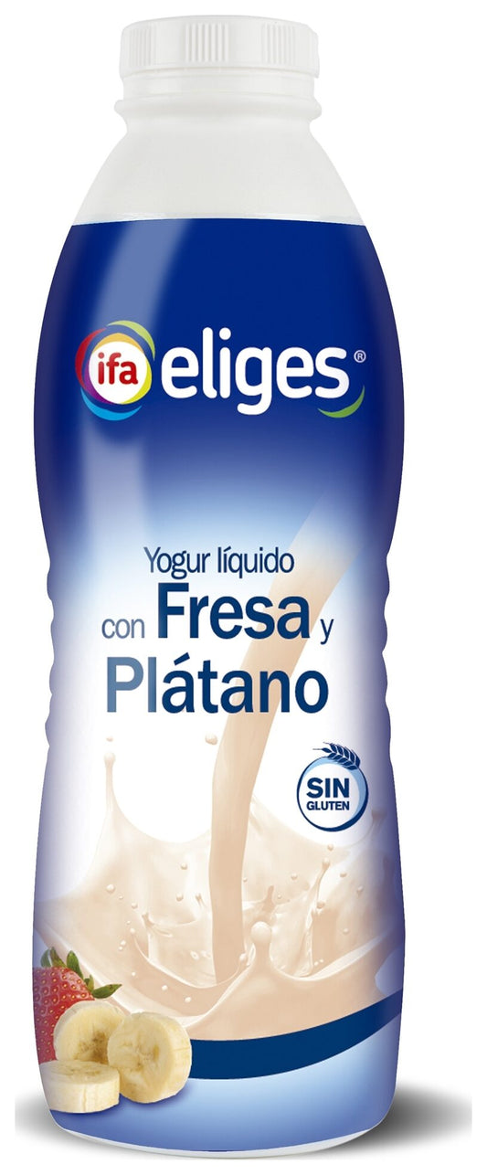 Yogur liquido fres/plat Ifa eliges 1l La Despensa