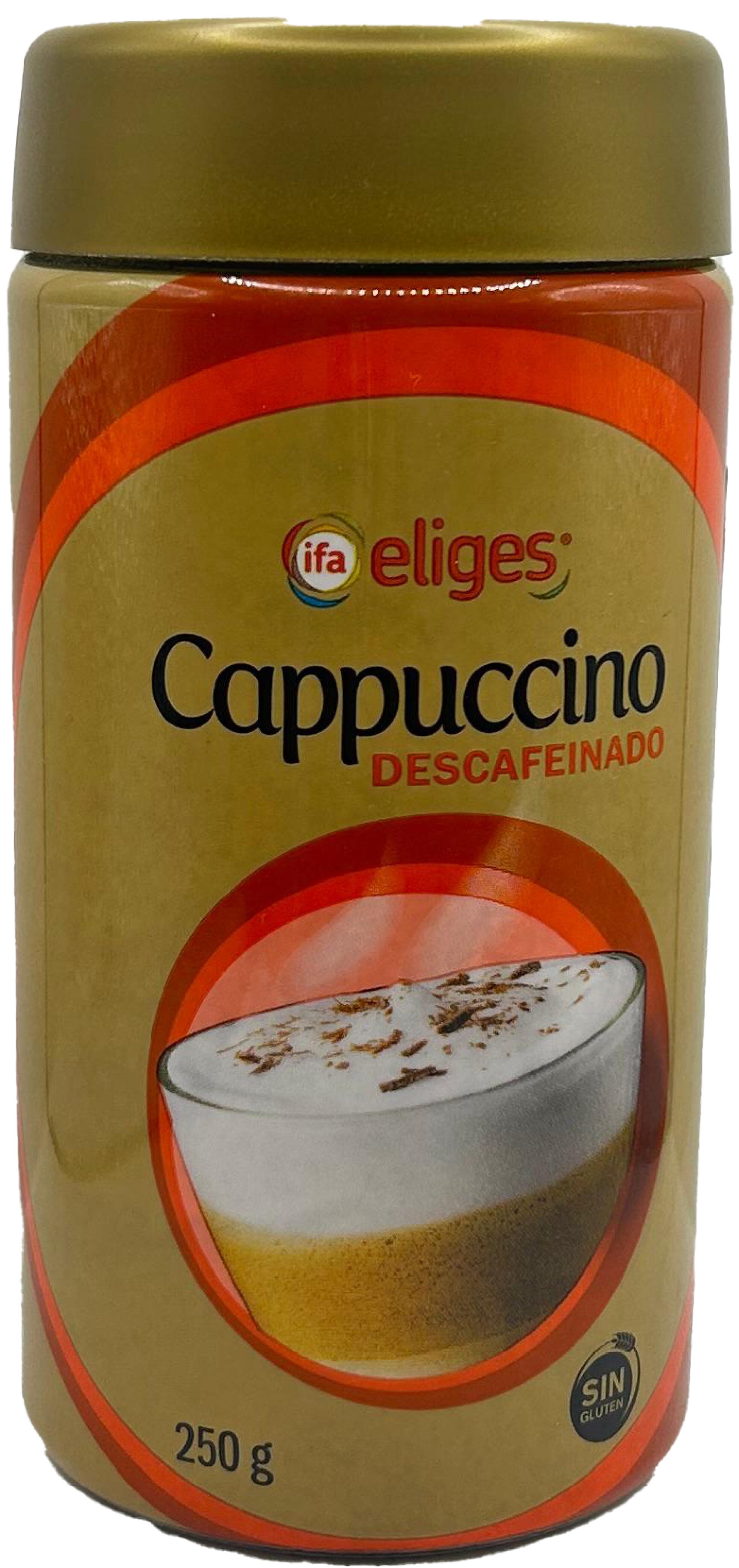 Café soluble capuccino descafeinado Ifa eliges 250g