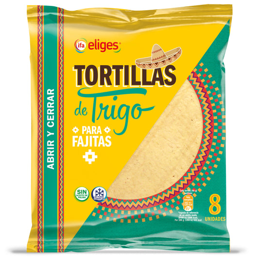 Tortillas de trigo Ifa eliges 8u 320g La Despensa