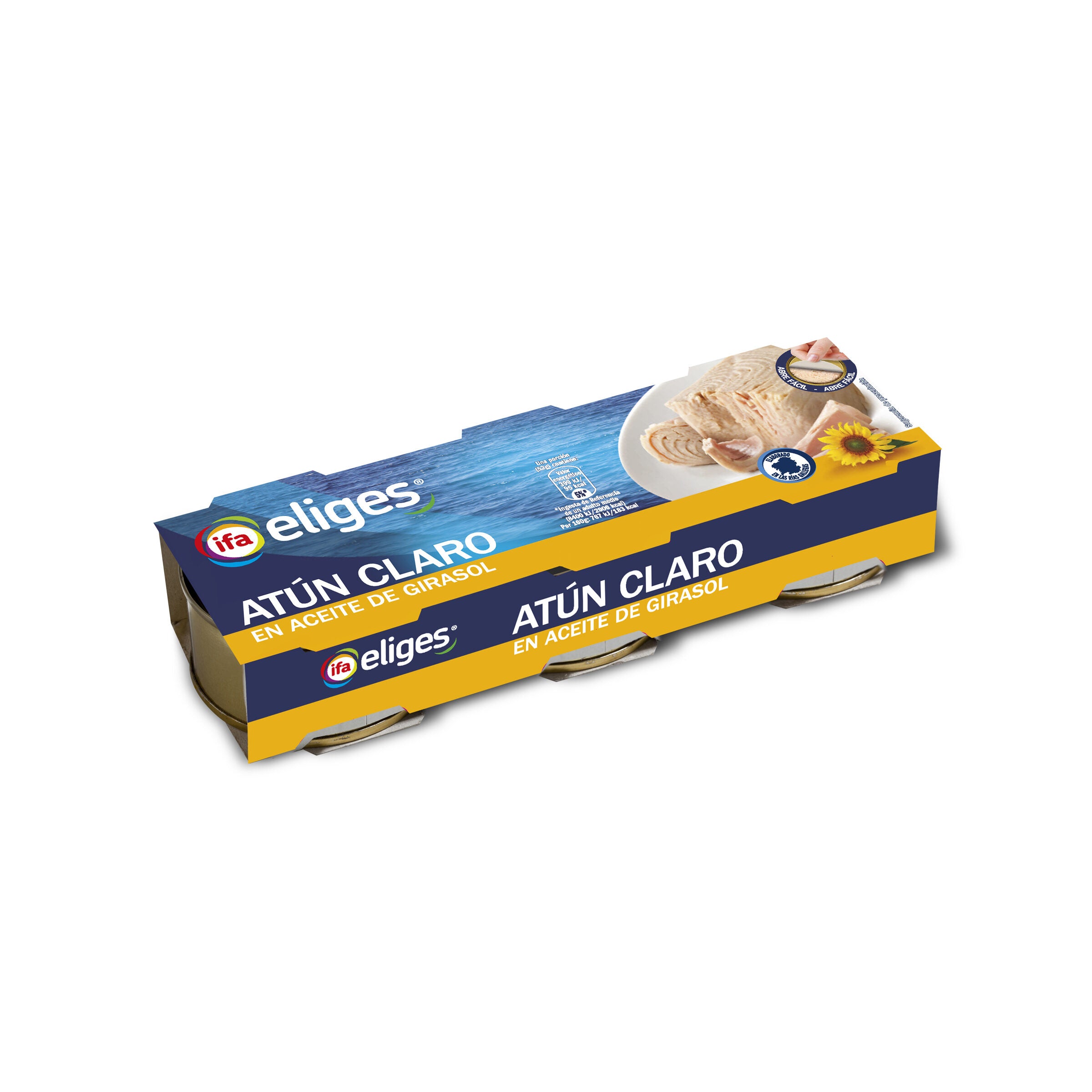 Atun claro aceite vegetal lata Ifa eliges p3 156g escurr