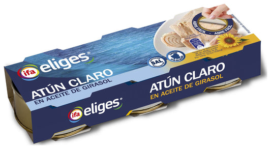 Atun claro b/sal lata Ifa eliges p3 52g/u escurr La Despensa