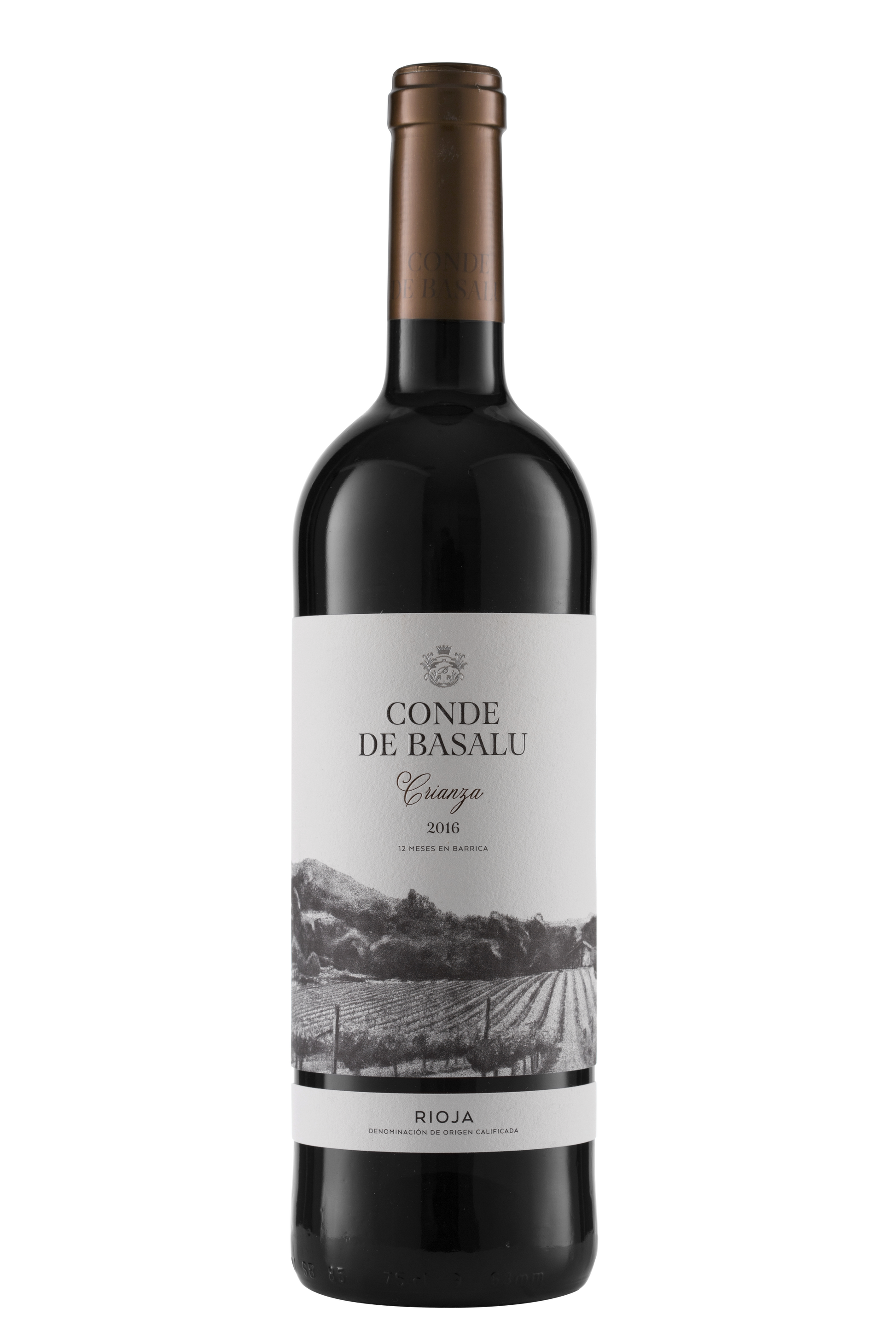 Vino tinto tinto rioja crianza Conde de basalu 750ml