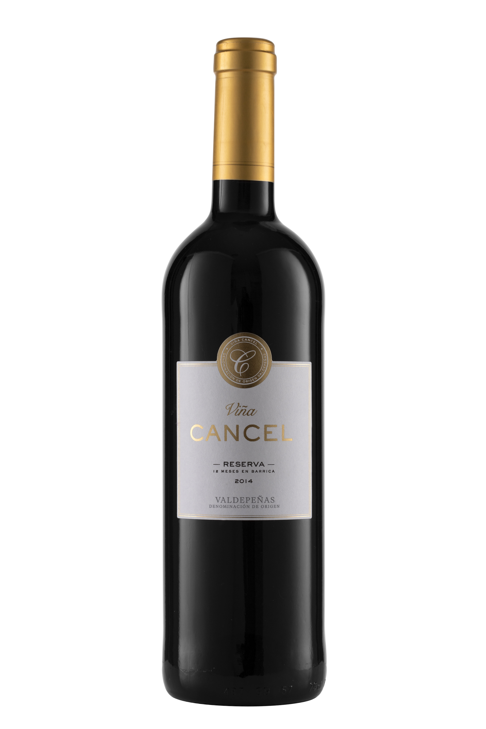 Vino tinto reserva d.o valpeñas Viña cancel 75cl