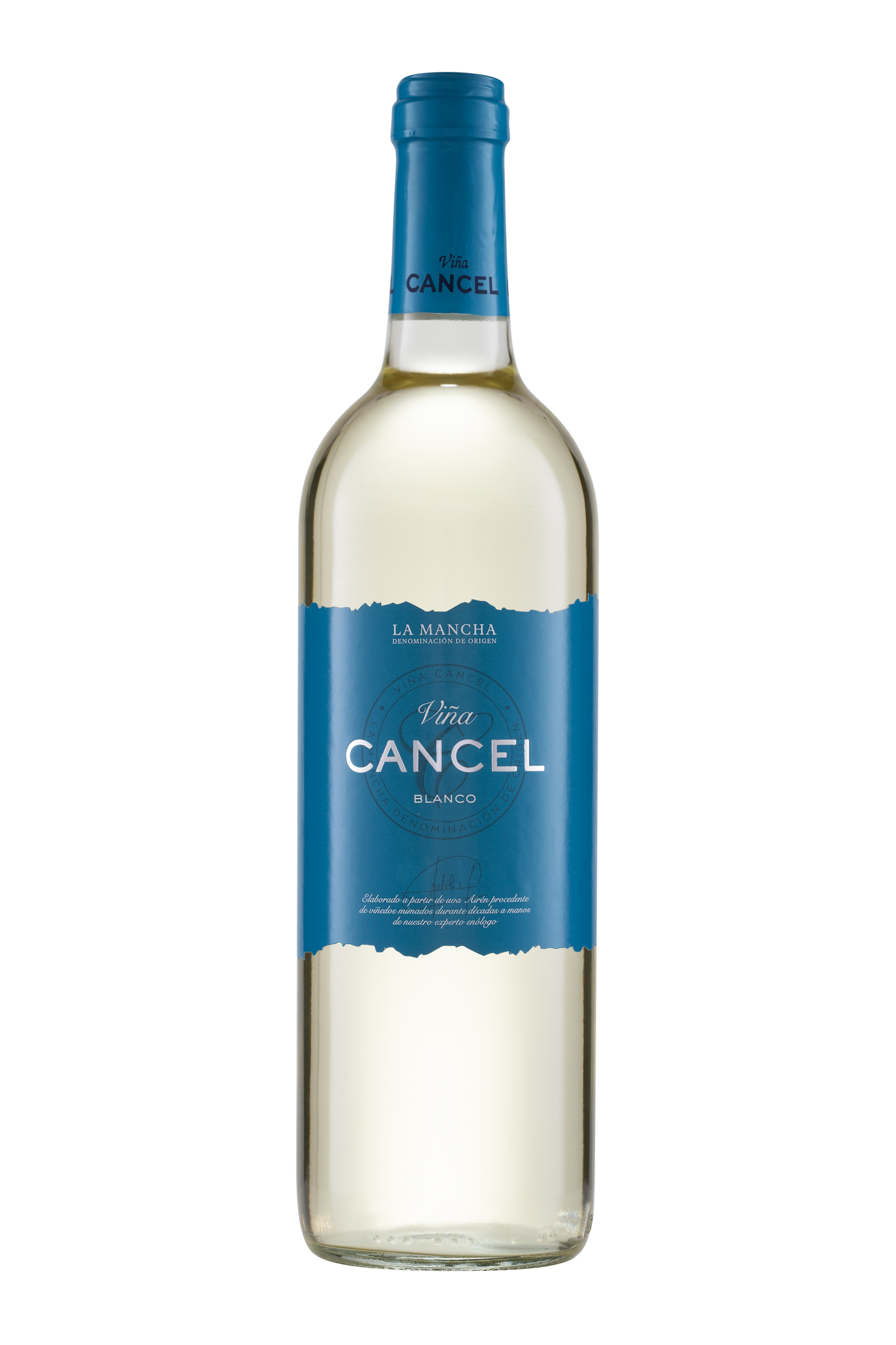 Vino blanco mancha Viña cancel 75cl