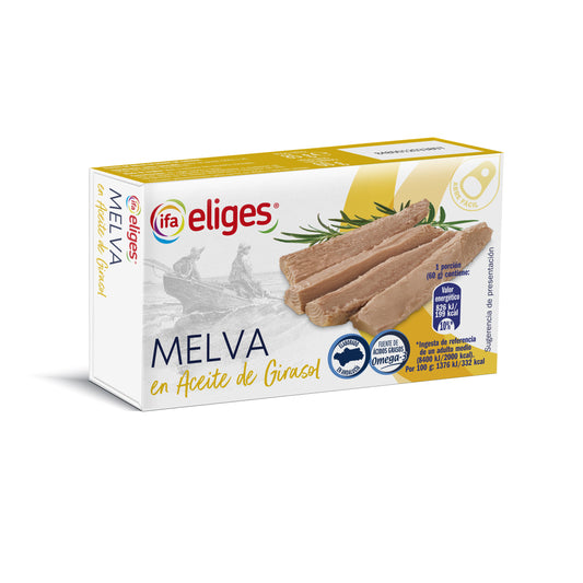 Melva aceite girasol rr90 Ifa eliges 60g escurr La Despensa