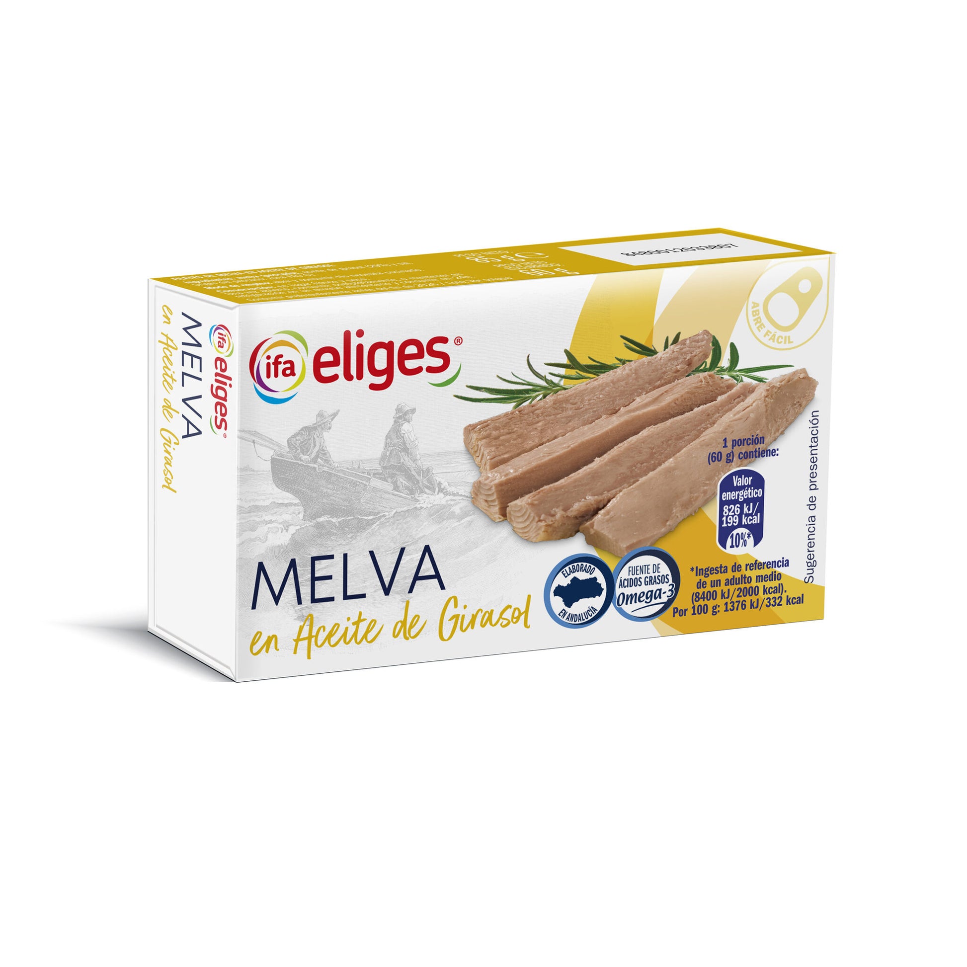 Melva aceite oliva rr125 Ifa eliges 80g escurr