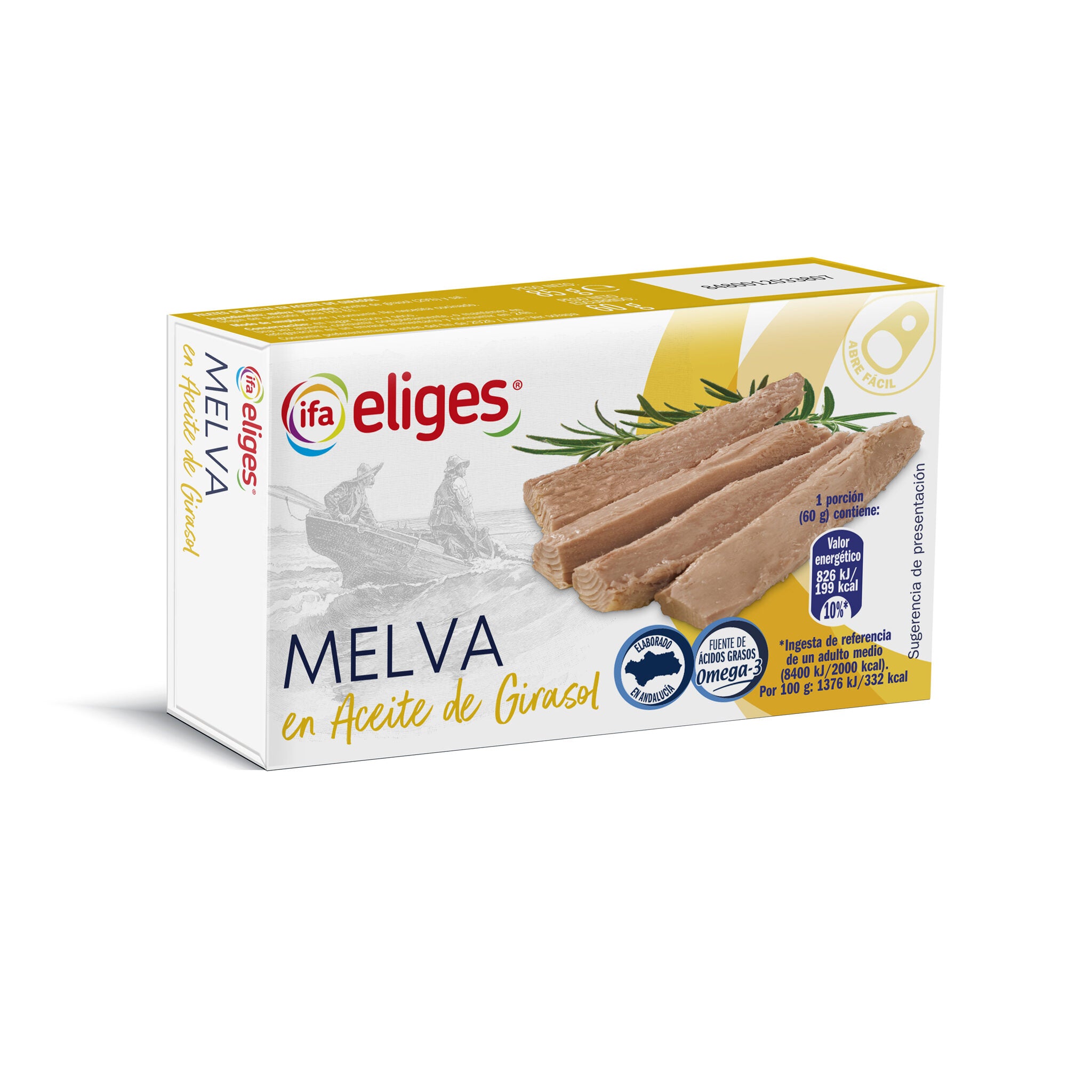 Melva aceite oliva rr125 Ifa eliges 80g escurr
