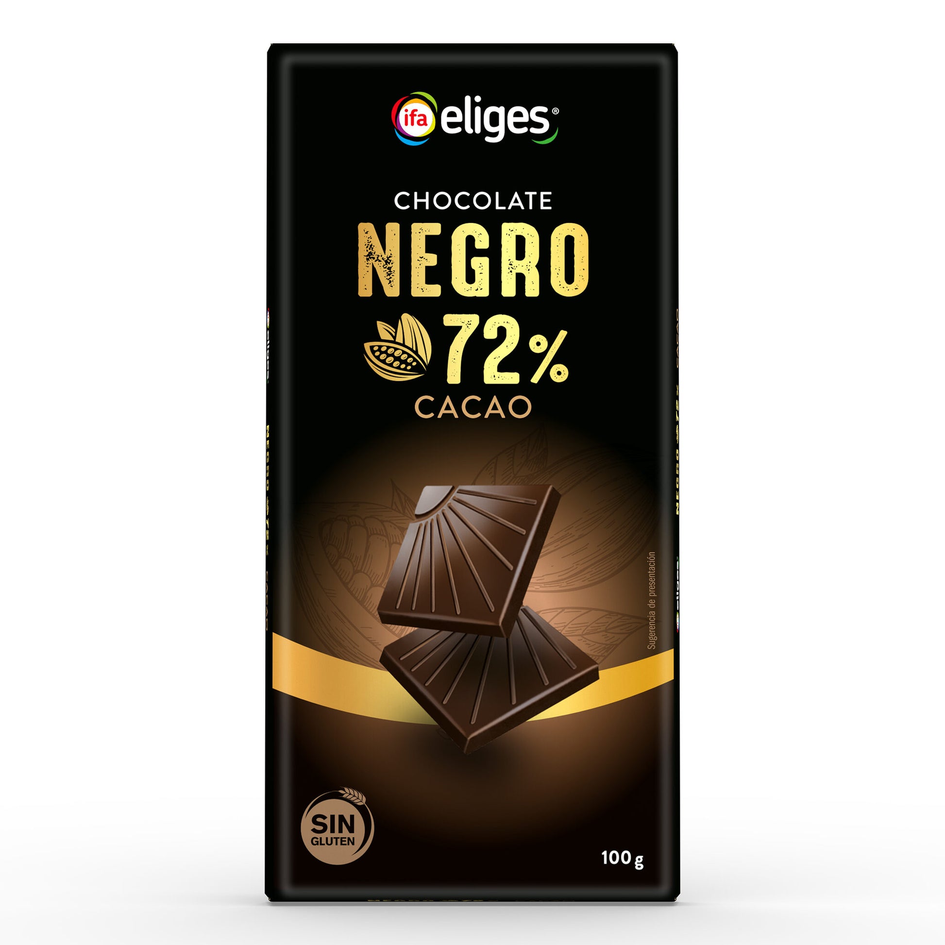Chocolate negro 72% Ifa eliges 100g