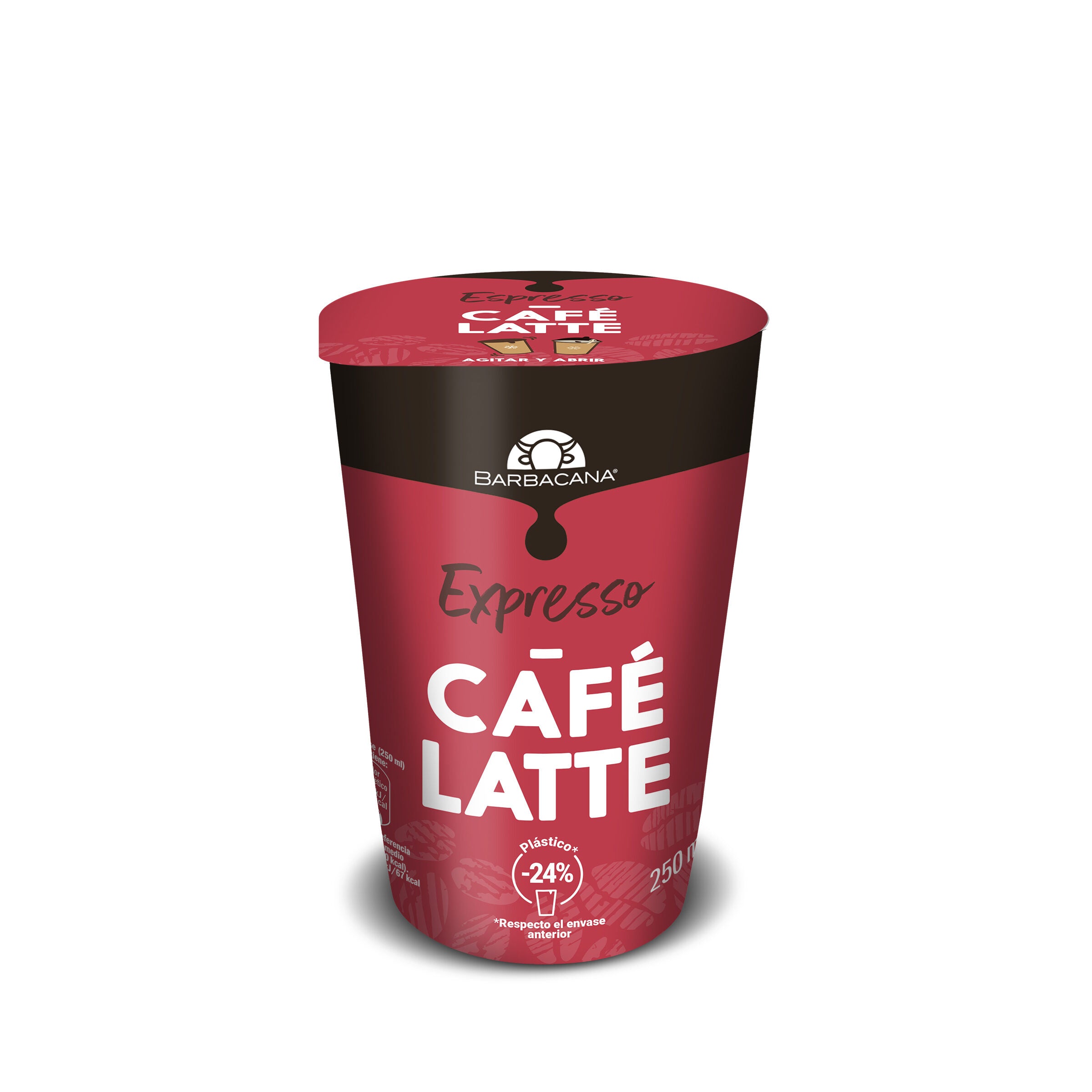 Café latte espresso Barbacana 250ml