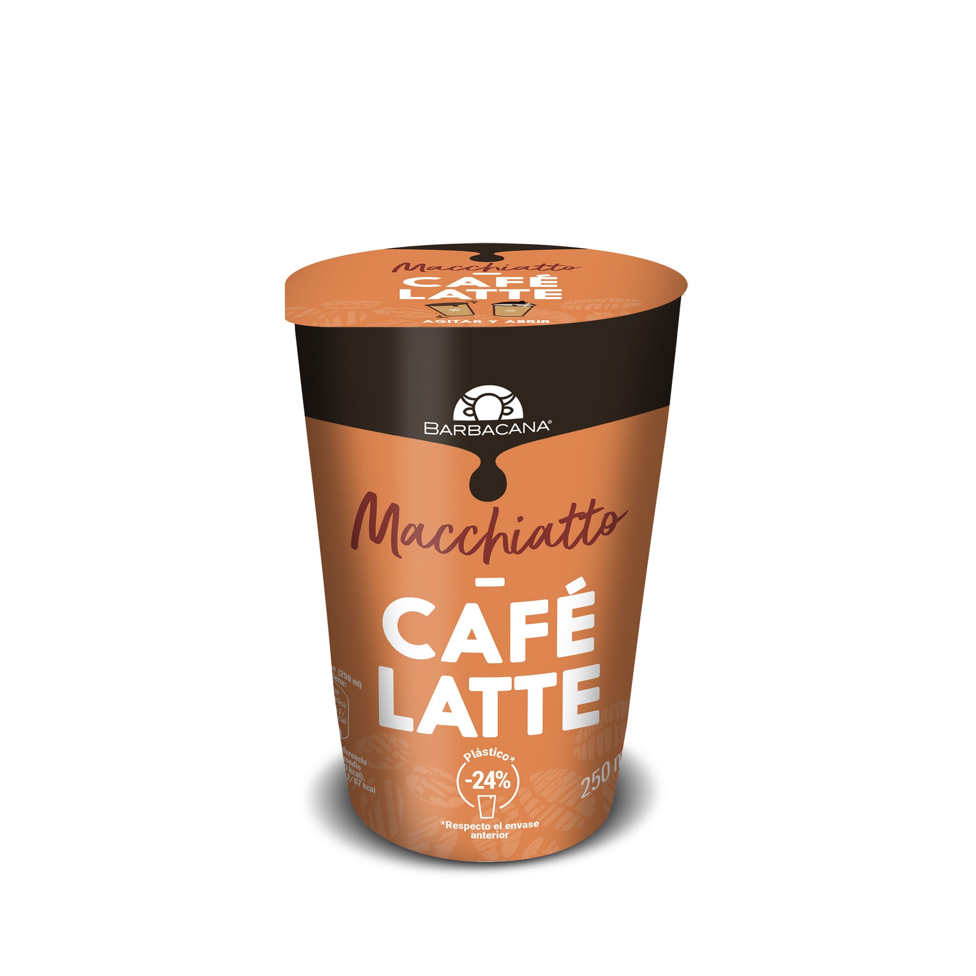 Café latte mancchiatto Barbacana 250ml