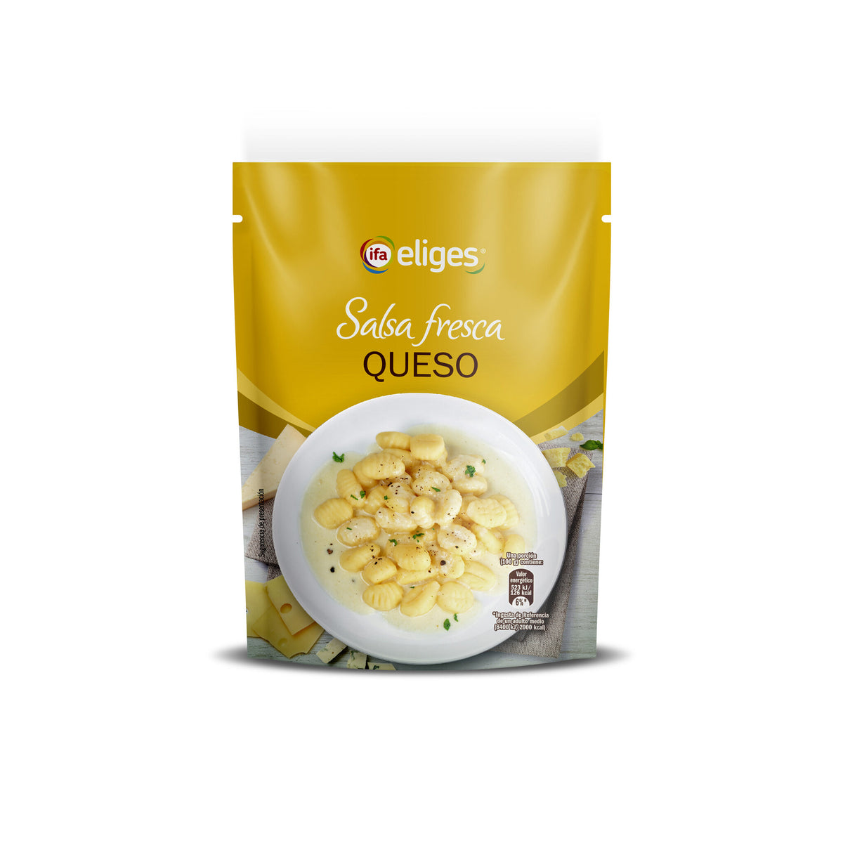 Salsa refrigerada 4 quesos Ifa eliges 180g
