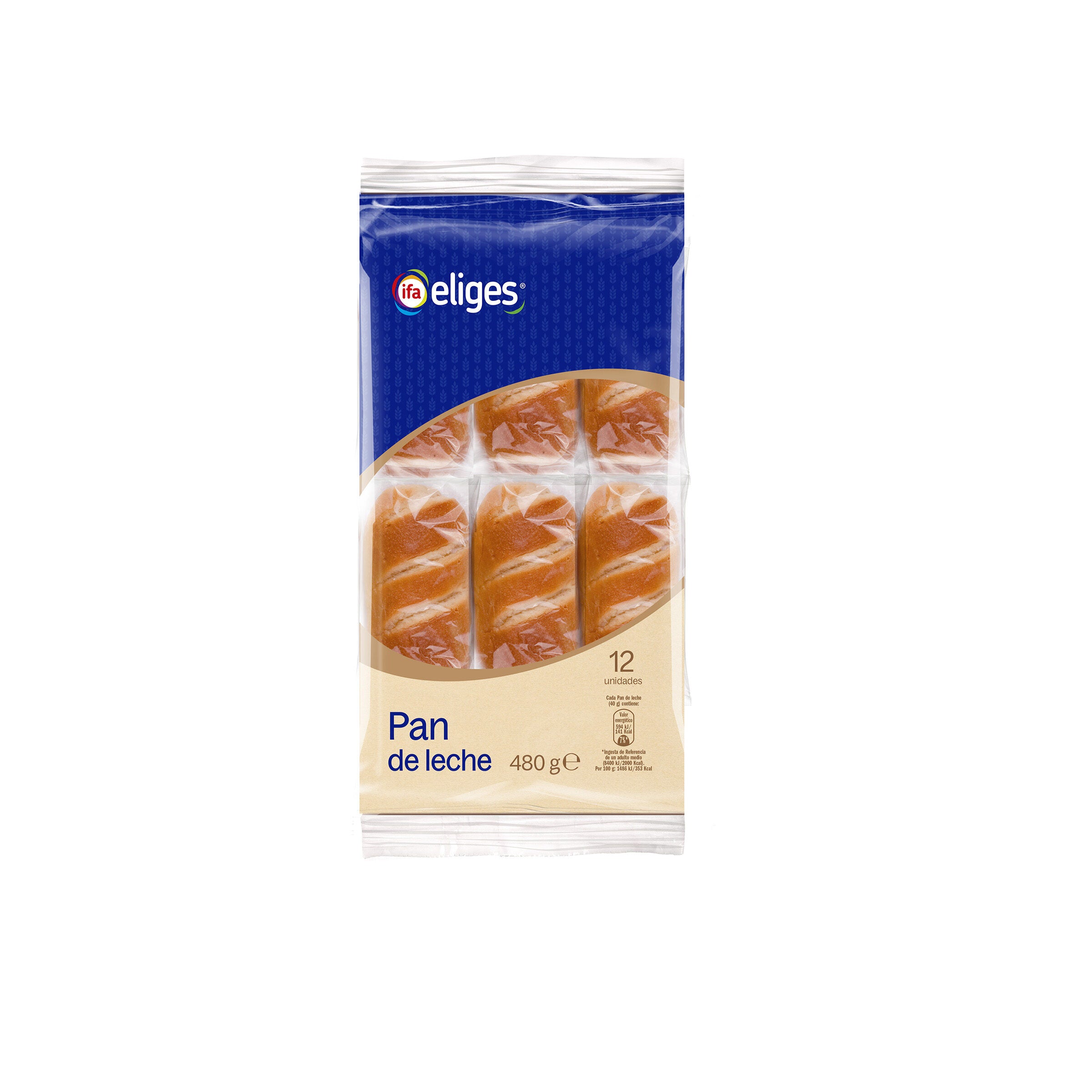 Pan de leche individual Ifa eliges p8 480g