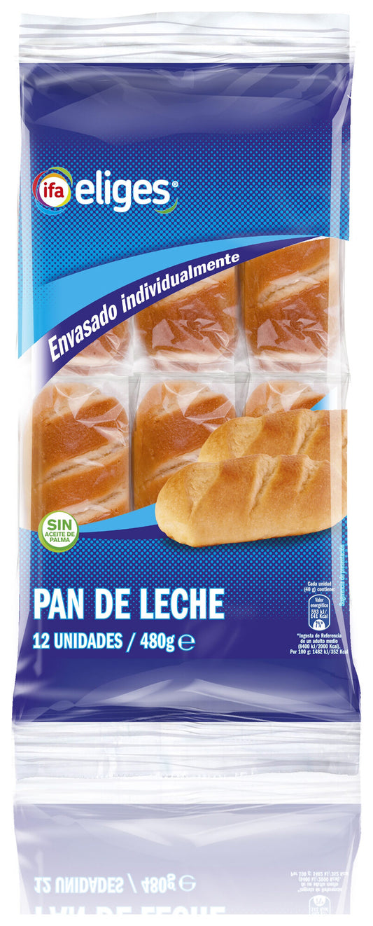 Pan de leche individual Ifa eliges p8 480g La Despensa