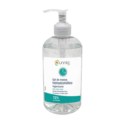 Gel manos hidroalcoholico Ifa unnia 500ml La Despensa