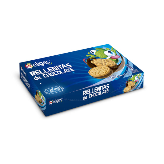 Mini galleta rellena chocolate Ifa eliges 220g La Despensa