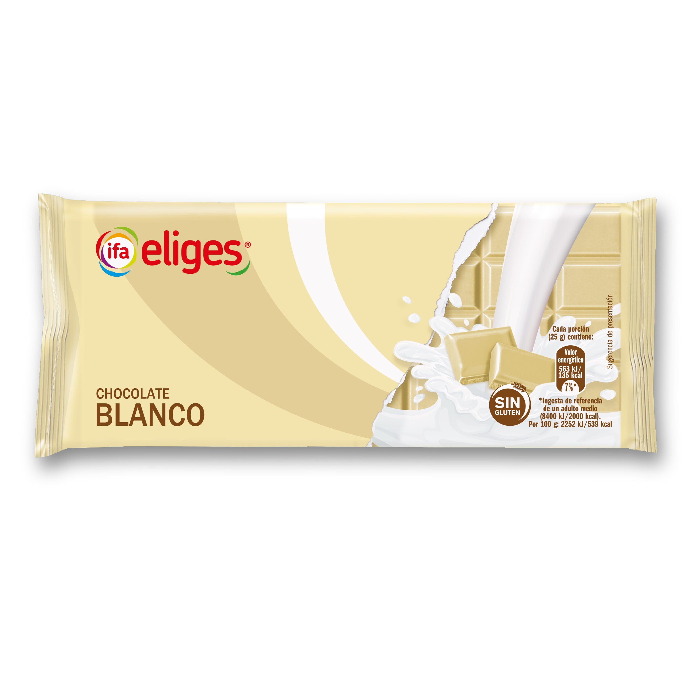 Chocolate blanco Ifa eliges 100g