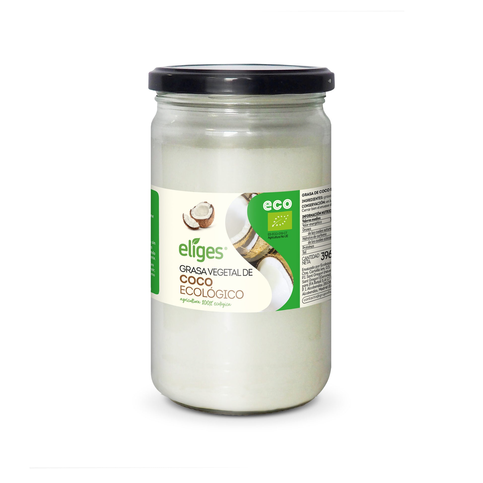Aceite coco ecológico Ifa eliges 430ml