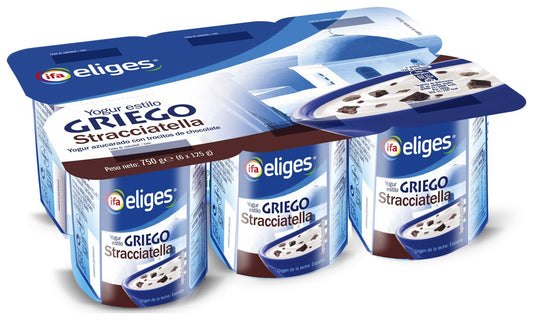 Yogurt griego stracciatela Ifa eliges p6 125g/u La Despensa