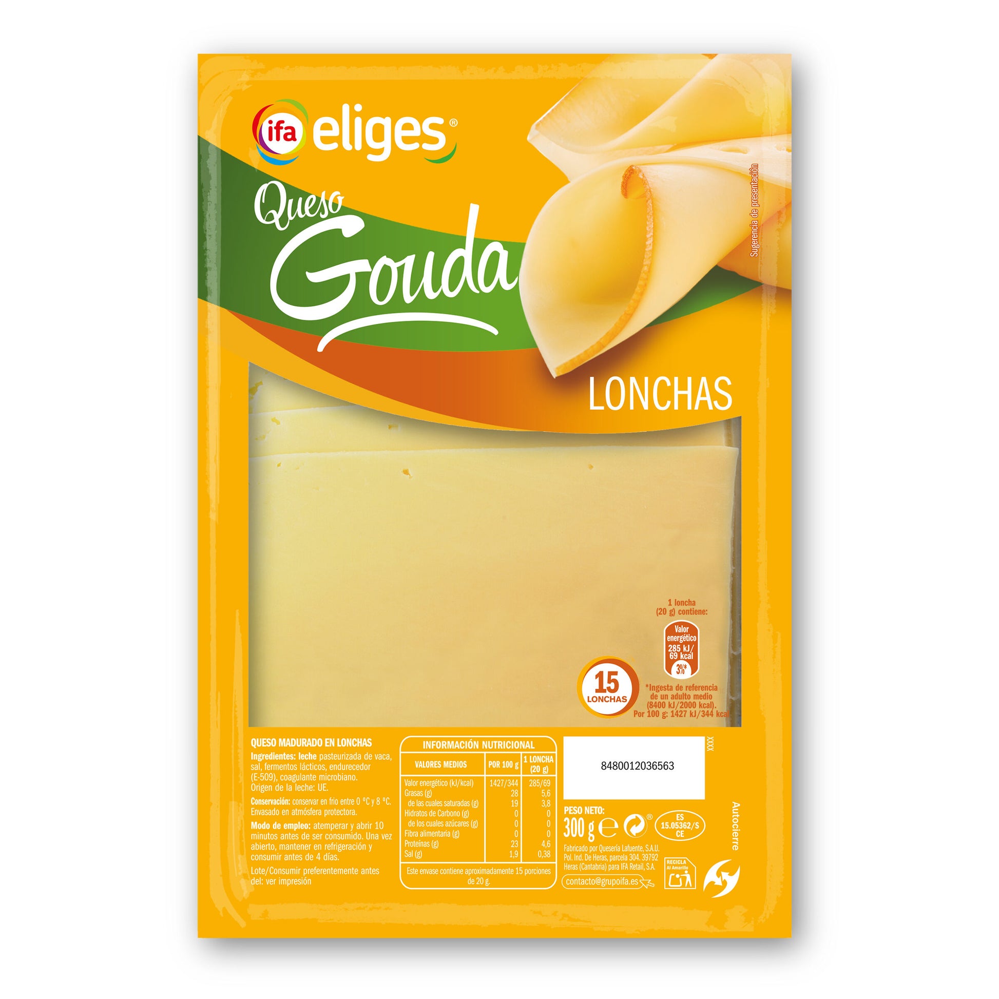 Queso gouda Ifa eliges 300g