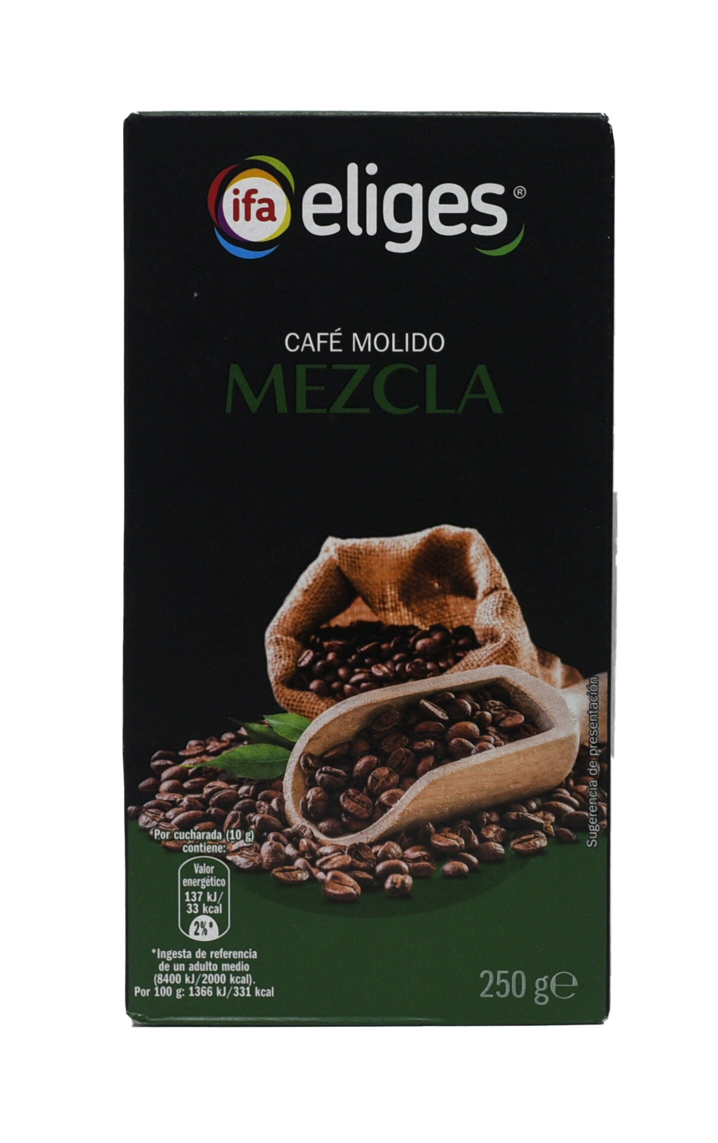 Café molido mezcla 50/50 Ifa eliges 250g