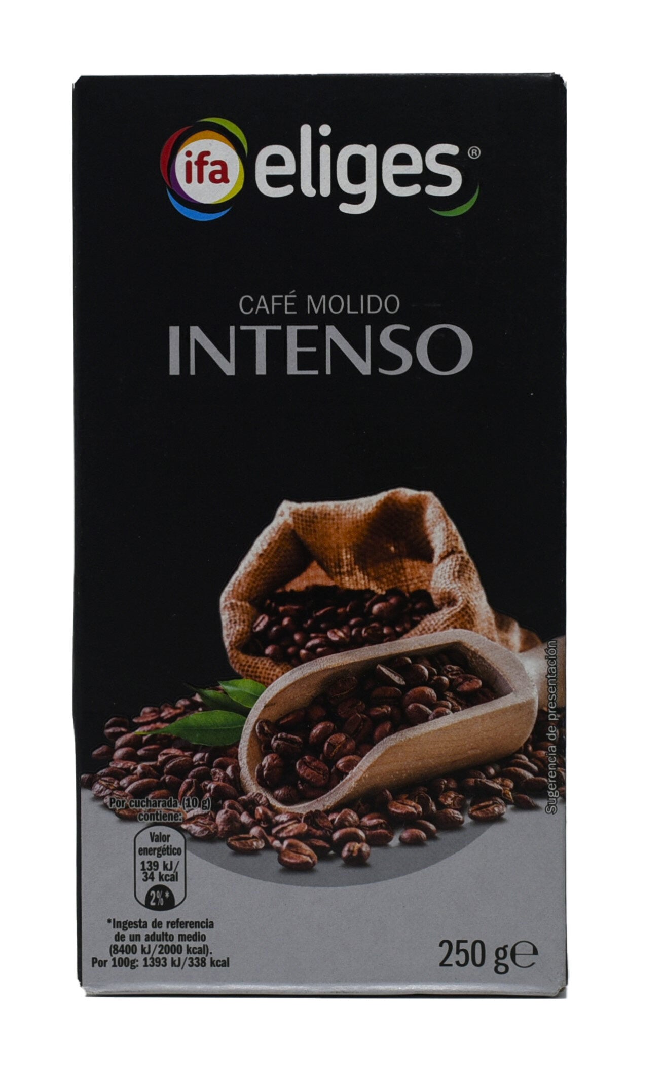 Café molido natural intenso Ifa eliges 250g