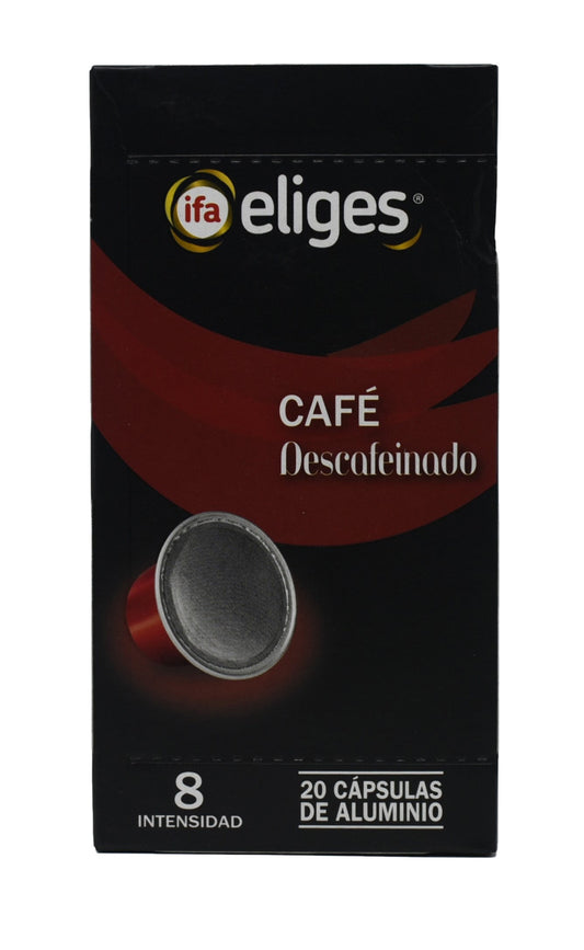 Cafe capsulas descafeinado nº 8 Ifa eliges p20 108g La Despensa