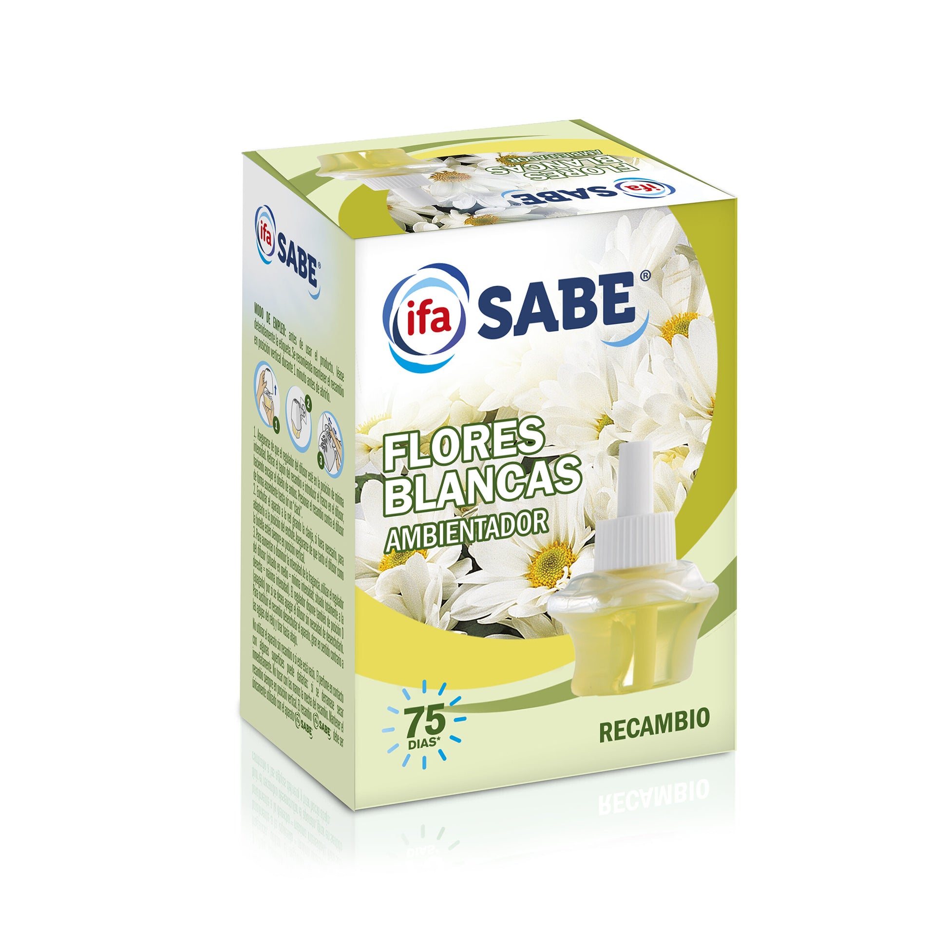 Ambientador eléctrico recambio flores blancas Ifa sabe 25ml
