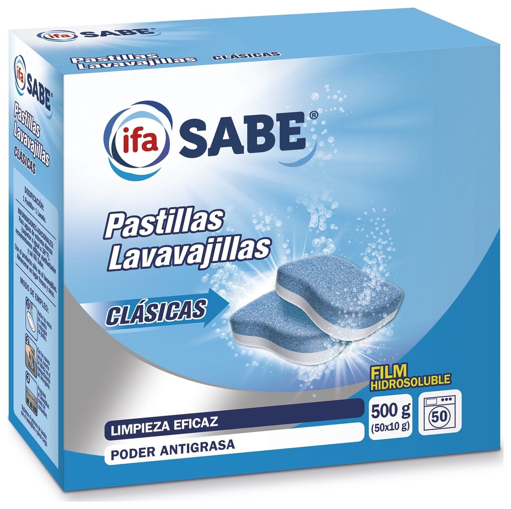 Lavavajilla cápsulas pastilla todo en 1 Ifa sabe p50