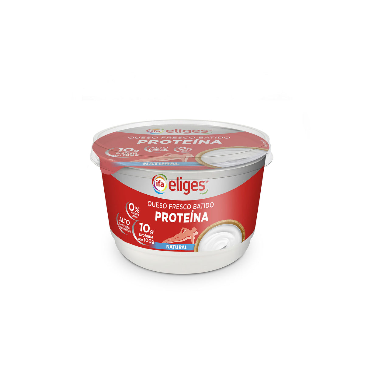 Queso fresco batido 0% proteico Ifa eliges 500g