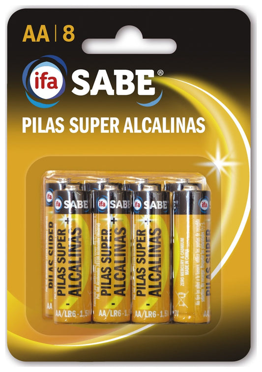 Pilas super alcalina AA LR06 Ifa sabe  p8 La Despensa