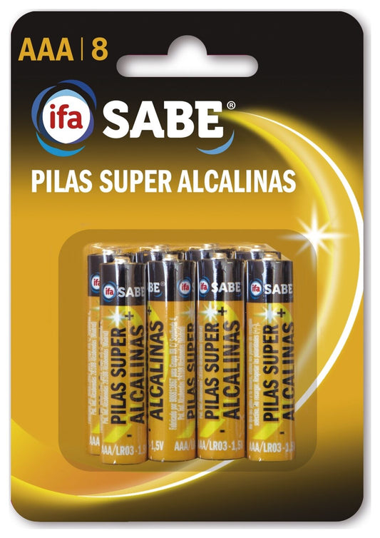 Pilas super alcalina AAA LR03 Ifa sabe  p8 La Despensa
