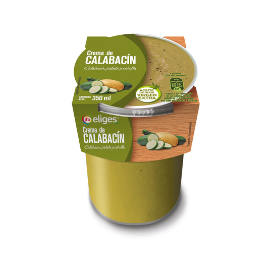 Crema calabacin refrigerada Ifa eliges 350ml La Despensa